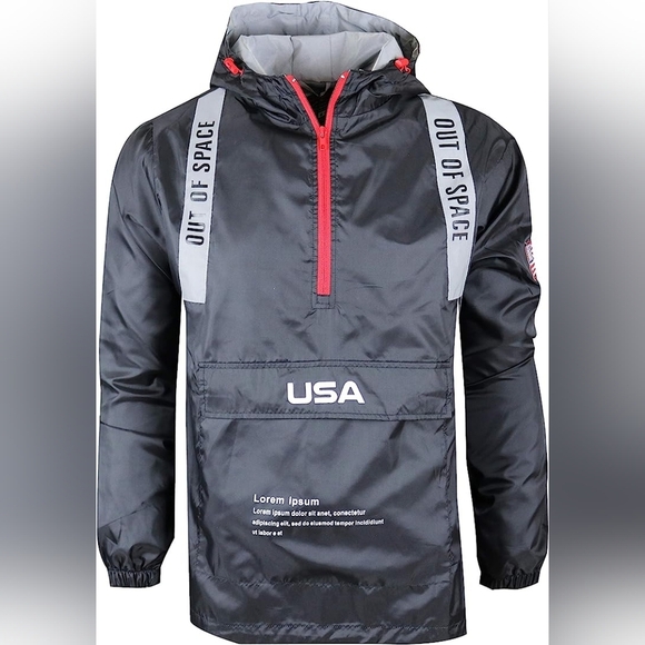 Other - New Men's USA Lightweight Urban Windbreaker Hoodie Multiple Sizes